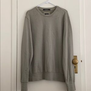 Ksubi sewing linens Devon crew sweat